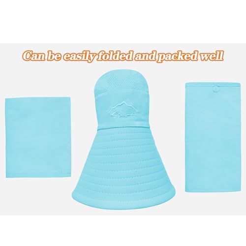 Image of Sun Hats for Men Women Fishing Hat UPF 50+ Breathable Wide Brim Summer UV Protection Hat