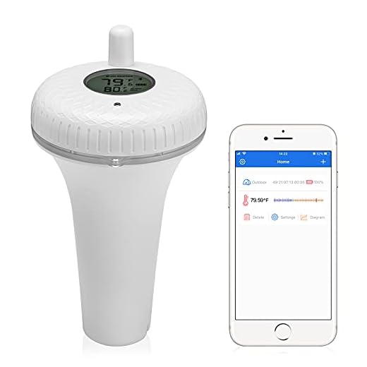 Inkbird Poolthermometer, IBS-P01B Schwimmend Thermometer (Bluetooth)