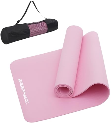 SportVida Yoga Matte Rutschfest TPE Matte, für zu Hause oder draußen...