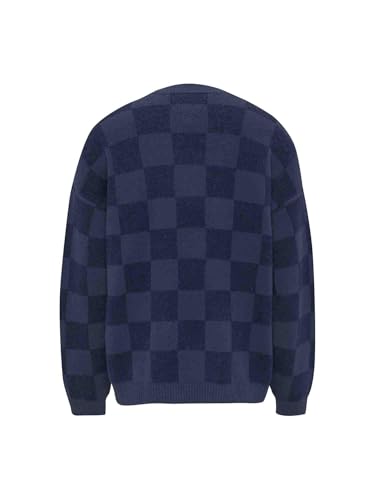 Tommy Jeans Pull Bleu DM0DM15069 - Pull en coton pour homme