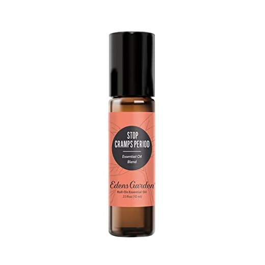 Edens Garden Stop Cramps Period Essential Oil Blend, Best for Menstrual Relief & PMS, 100% Pure & Natural Premium Best Recipe Therapeutic Aromatherapy Essential Oil Blends 10 ml Roll-On