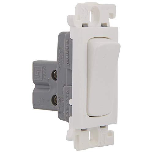 Image of Legrand Mylinc 6A 1 Way DIP Switch 675501 (White) Pack of 20