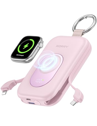 Cargador portátil 20000mAh soluciona la falta de energía en tu iPhone y reloj