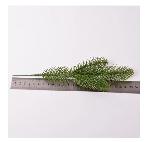 Image of SPHINX Artificial Pine Sticks Branches 26 cm - Green Pine Needles for Home Decor, Festival Decor, Celebrations, Trousseau Packing, Gift Packing, Tray & Basket Decoration, DIY Crafts (10, Green)