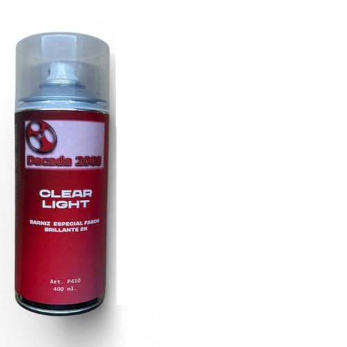 Dacada 2005 Barniz Transparente Brillante en Spray para Faros de Coche – Protector de Policarbonato, Acabado Profesional y Alta Durabilidad (Orbitales)