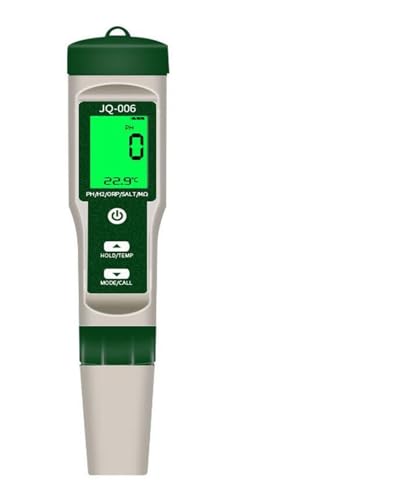 QZCX Medidor de TDS Medidor de PH Digital 10 en 1, Monitor Profesional de Calidad del Agua, PH/EC/TDS/salinidad/termómetro, medidor de Prueba multiparámetro para Agua Potable, Piscinas y acuarios