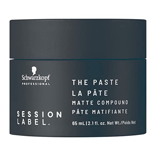 Pâte coiffante Schwarzkopf Session Label cire mate 65 ml