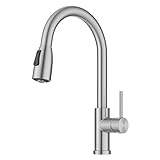 KRAUS Coda 2-Function Single Handle Pull Down Kitchen Faucet in Spot-Free Stainless Steel, KPF-1626SFS