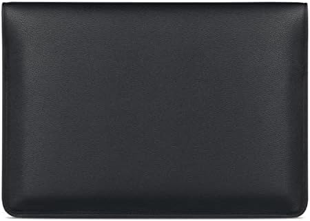 Comfyable Laptop Sleeve 13-13.3 Inch Compatible with 13 In MacBook Pro M2 M1 2022-2016, MacBook Air M2 M1, MacBook Pro 14-in M2 2023 & M1 2021, Faux Leather Envelope Portfolio Case, Pebbled Black