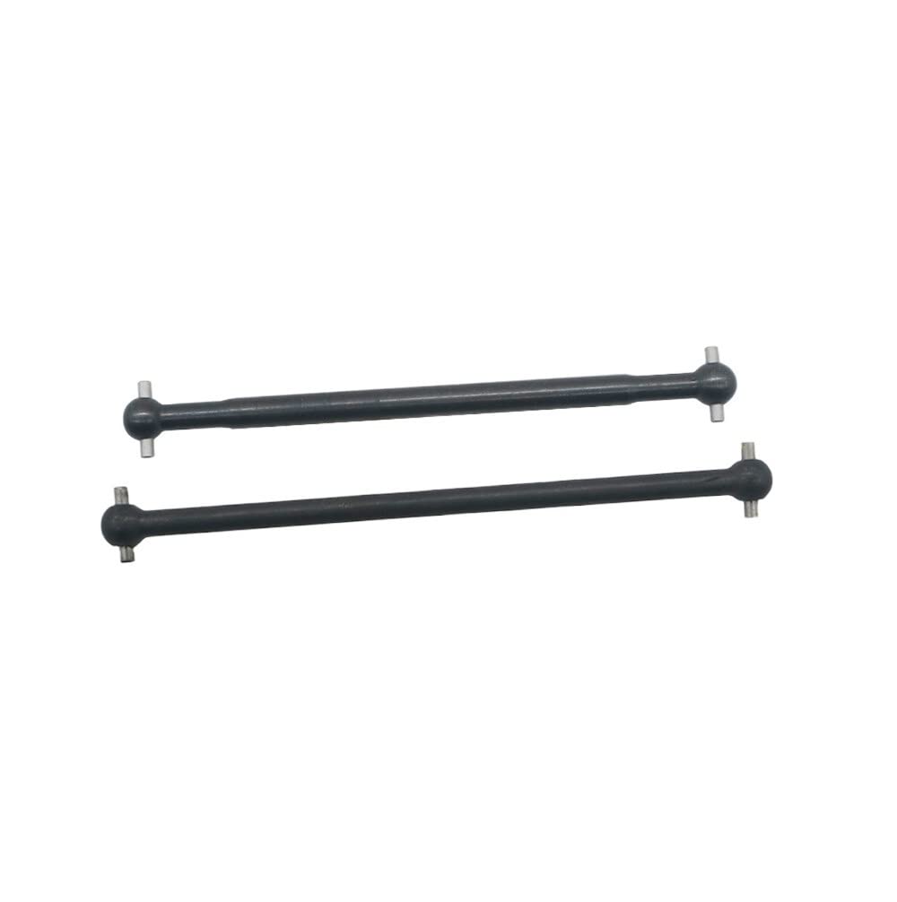 AHSKY TS-SHAFT, 2pcs/set Steel Metal RC Car Drive Shaft Dogbone Overall Length 61mm 63mm 70mm 77mm 84mm 87mm 89.5mm 100mm (Color : 77mm black)