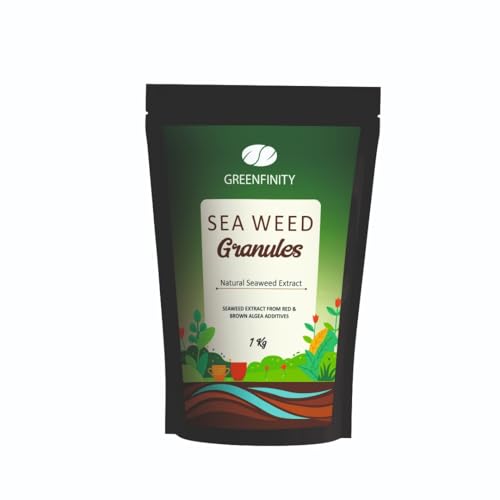 Image of GREENFINITY Seaweed Pro Granules For Indoor & Outdoor Plants | Growth Booster Granulated Fertilizer | 1kg