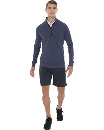 Image of Three Sixty Six Mens Lightweight Dry Fit Pullover - Long Sleeve Half Zip Golf Jacket for Men