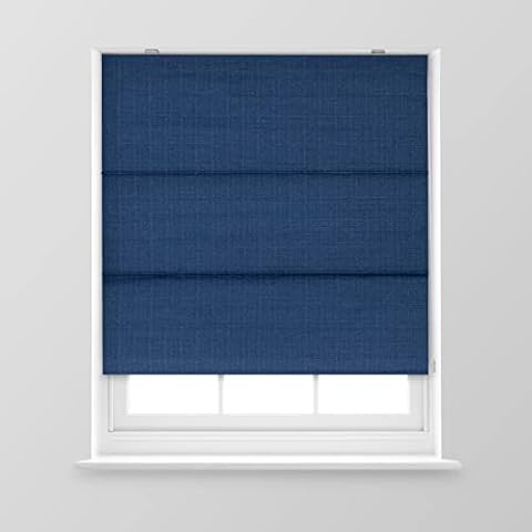 A.Unique Home Textured Weave Dimout Roman Blind Cover