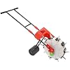Precision Manual Seeder Planter,Hand Push Garden Roller Seeder,Row Planter Fertilizer Applicator for Corn Soy Peanut Cotton Soybean