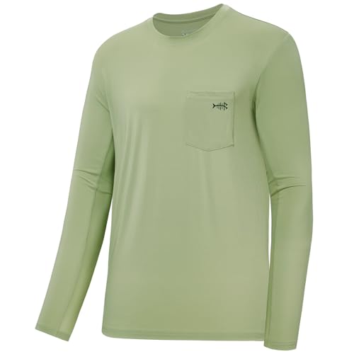 Image of BASSDASH Men's UPF 50+ Performance Long Sleeve T-Shirt UV Sun Protection Fishing Hiking Sports Shirts