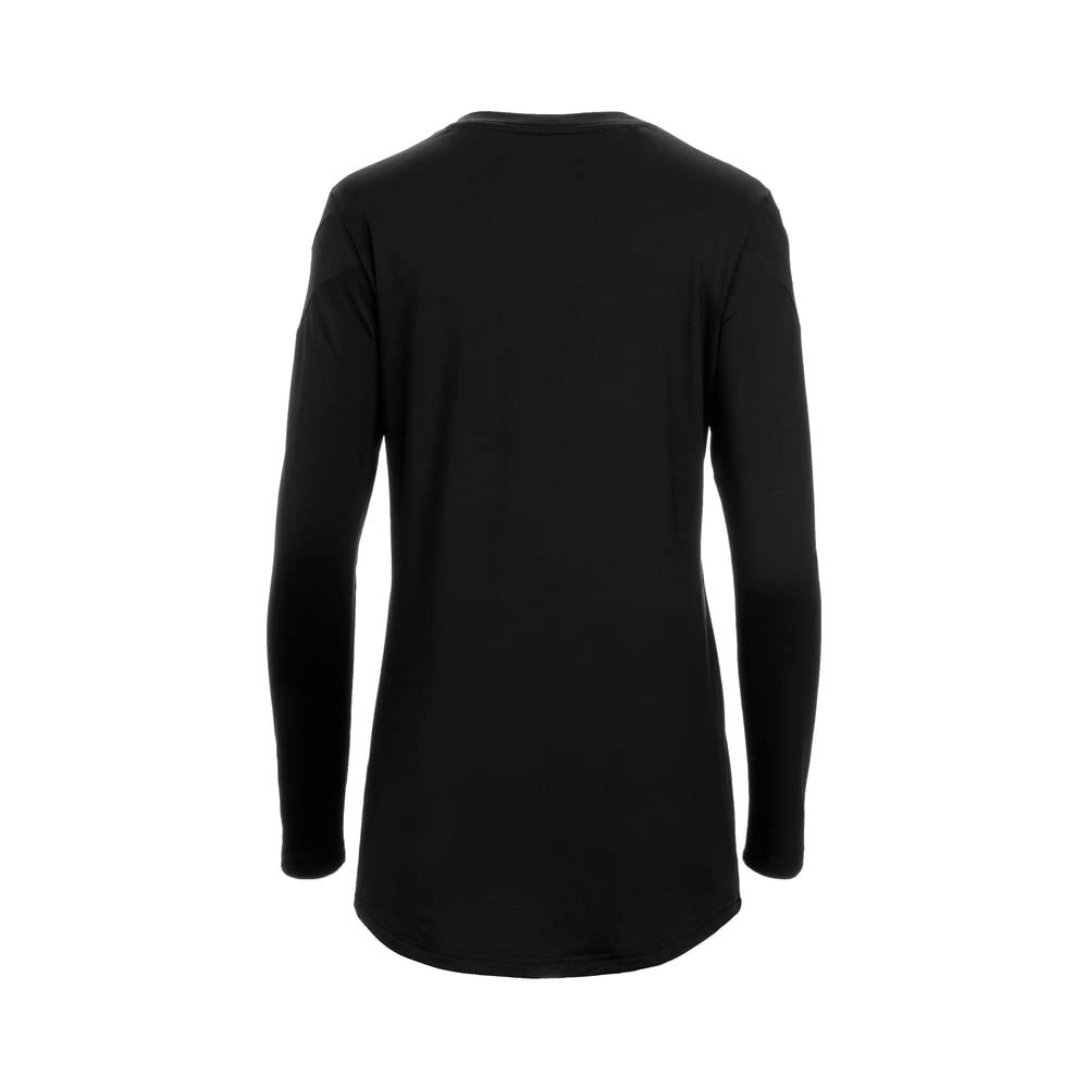 Mizuno Women's Balboa 6 Long Sleeve Volleyball Jersey, Black, Small
