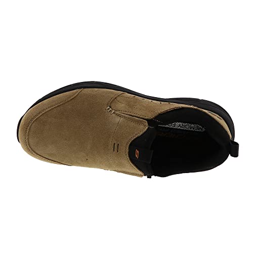 Image of Skechers Men's Oak Canyon Slip-on Sneaker (Brown /Black)