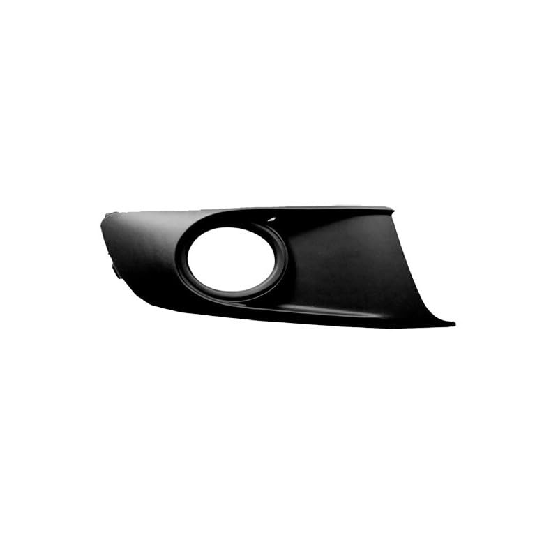 Grille de pare-choc avant droite noire avec trou anti-brouillard compatible avec Volkswagen Touran 2 2010-2015