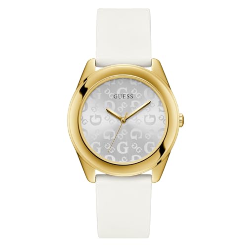 Image of Guess Round 40mm Black Dial Analog Women Watch - U1203L1M