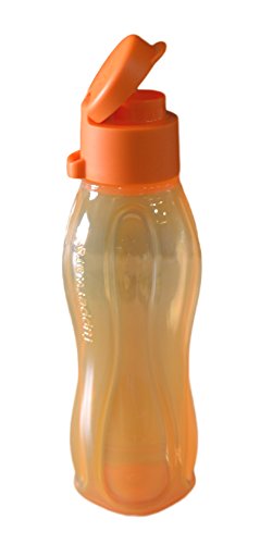 Image of Tupperware Aquasafe Plastic Bottle Set with Fliptop, 310ml, Set of 4, Multicolour