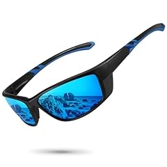 Matte Black Frame/Blue Mirror Lens