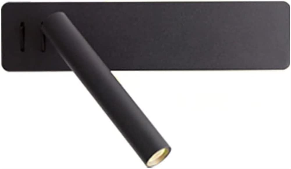 Lámpara Pared LED empotrada, Foco Pared, Ajustable 350°+90°, lámpara Lectura cabecera, Aplique cableado, Accesorio iluminación cabecera, lámparas Noche Dormitorio, Cama Hotel