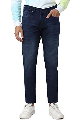 Image of Peter England Men's Mid Rise Slim Jeans