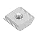 100Pcs M8 Thread Sliding T Nuts Aluminum Alloy T Slot Nuts Photovoltaic Mount Block Accessories for Industrial 3D Printer Robot Projects