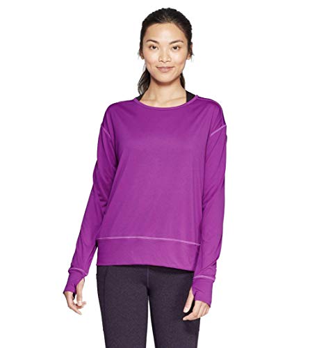 Champion C9 Women's Performance Running Long Sleeve T-Shirt - (Plum, XLarge)