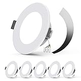 [Impermeable] Nivel de protección IP44, focos impermeables, muy adecuado para baños, salones, dormitorios, hoteles, pasillos, habitaciones infantiles, escaleras, etc.