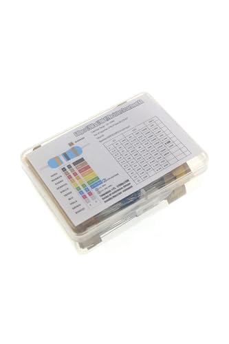 Alkatronik Kutulu 600 Parça Direnç Seti 10ohm/1Mohm 30 Farklı Tip 20şer Adet Metal Film Dip Direnç