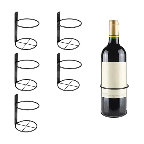 Support mural pour bouteilles de vin en métal : finis les meubles encombrés