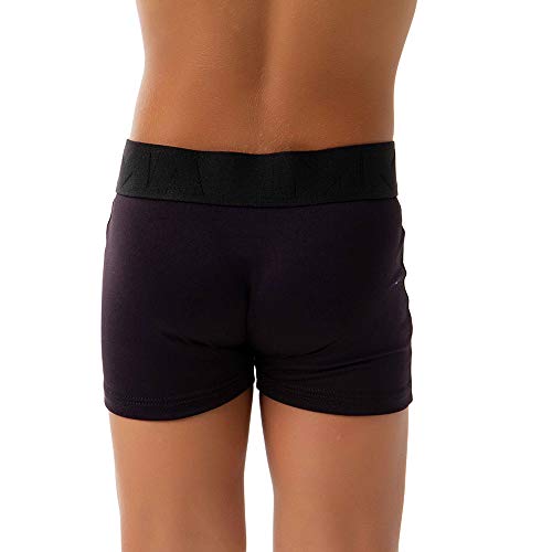 Kit 10 Cuecas Box Boxer Fristyle Em Microfibra Lisa Infantil Tamanho:G