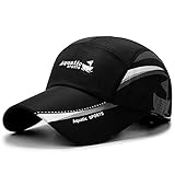 Unisex Baseball Cap Summer Outdoor Sports Sun Protection Caps,Black