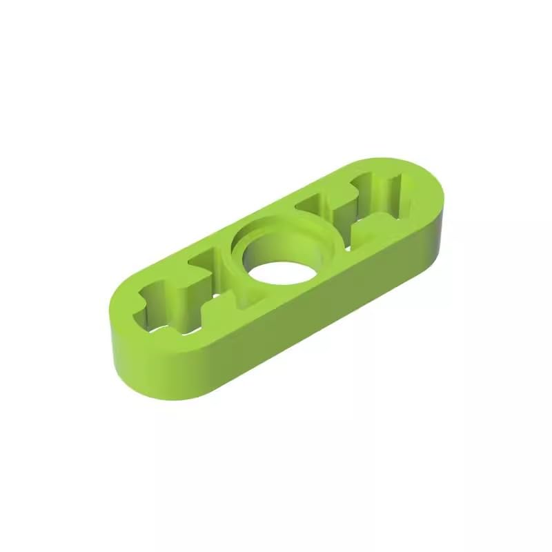 GDS-689 Compatible with LEGO 6632 Technic Beam 1x3 Thin, Lime, 50 PCS — image 1