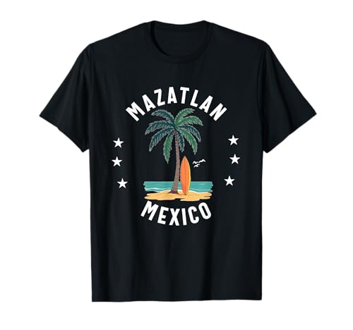 Mazatlán México Recuerdo Vacaciones Viajes Hombres Mujeres Recordatorio Camiseta