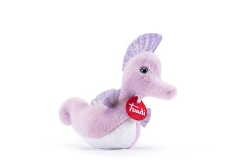 Trudi Viola Seepferdchen Plüsch-Meeresgeschenke, Unterwassertiere und Strand | 8x17x16cm Größe XS | Sealife Depth | Modell 26569