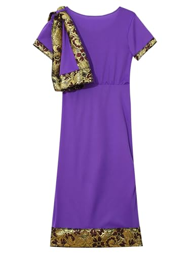 renvena Indian Girls Traditional Sari Halloween Kids Embroidery Bollywood Princess Ethnic Fancy Dress4