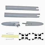 Convertible Roof Top Hinge Cover Clips Kit Fit for BMW 328i 335i 428i 430i 435i 440i M3 M4 F83 2007-2020 OE#54377184037 54377184047 54377184038 54377184048 54377187747 (Middle+Short-Left&Right)