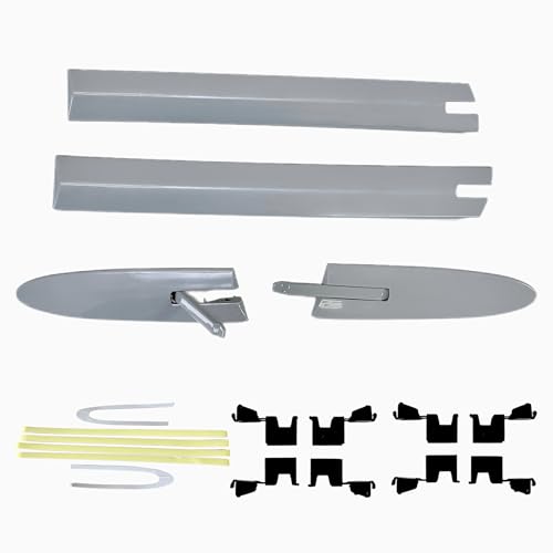 Convertible Roof Top Hinge Cover Clips Kit Fit for BMW 328i 335i 428i 430i 435i 440i M3 M4 F83 2007-2020 OE#54377184037 54377184047 54377184038 54377184048 54377187747 (Middle+Short-Left&Right)