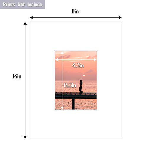10 11X14 8-Ply White Picture Mats For 5X7 Photo Picture #TOP1