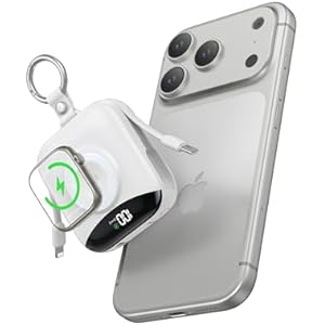 Portable Charger, 10000mAh 22.5W Fast Charging Power Bank with Built-in Cables, Travel Essentials Battery Pack with LED Display for iPhone, Portable iWatch Charger for 11/10/9/8/7/6/5/4/SE/U