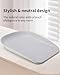 Baby Changing Pad, Soft Portable Diaper Changing Pad, Designed Ergonomically for Infants,Fits All Changing Table and Dresser, Wipeable Changing Pad, Non-Slip, Easy to Clean, Waterproof