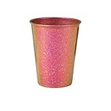 ZYMIADOU Einfach zu bedienender Metallbecher, Campingbecher für Eistee, Kaffee und tragbar, für Limonaden und Tees