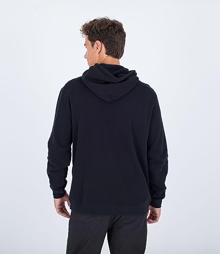 Hurley MFT0011590H010XL One & Only Solid Fleece Pullover Hoodie Black 1 XL Black XL2