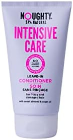 Noughty 97% Natural Intensive Care Leave In Conditioner, to Banish Damaged Hair and Split Ends with Sweet Almond Extract and Argan Oil, Sulphate Free Vegan Haircare 150ml