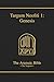 Targum Neofiti 1: Genesis (The Aramaic Bible, Volume 1A)
