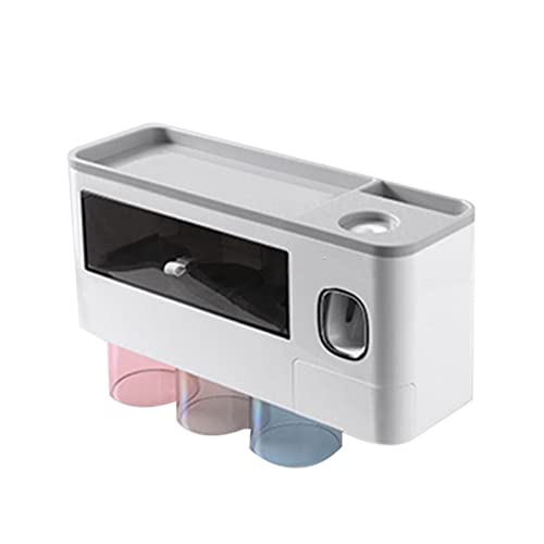 Distributeur de dentifrice automatique et porte-brosse à dents magnétique pour la maison