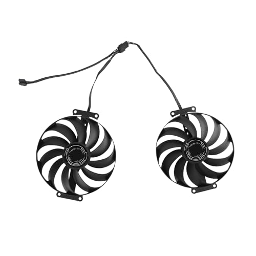 Video Card Fan For RX 6700 XT OC Edition GDDR6 95MM CF1010U12D RX6700XT Graphics Card Cooling Fan Computer cooling part(Fan - 2PCS)