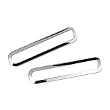 ZBBZBB 2 Pcs Fog Light Lamp Frame for Suzuki FRONX 2025, Durable Rear Fog Lamp Light Cover Trim Frame Accessories,Electroplated Mirror
